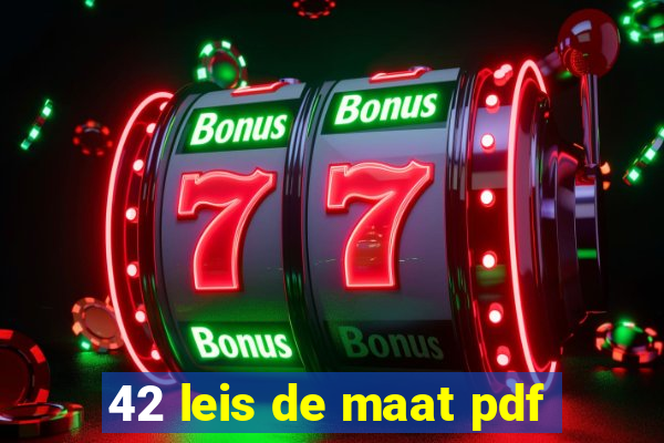 42 leis de maat pdf